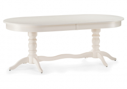 Стол деревянный Дейвер 200(260)х100 молочный (100x76)