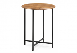 Журнальный стол Грейс дуб вотан / черный (48x61)