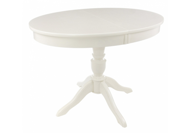 Стол деревянный Arno молочный без патины (75x76). 