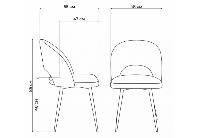 Стул на металлокаркасе Курбис 360 бежевый (zd 210) / золотой (48x55x85)