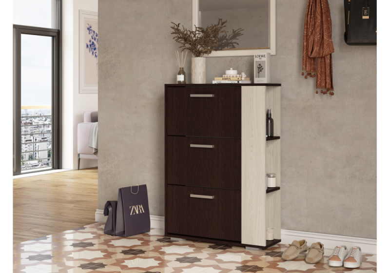 Прихожая Эдеа-1 венге / анкор светлый (75,2x25,3x106). 